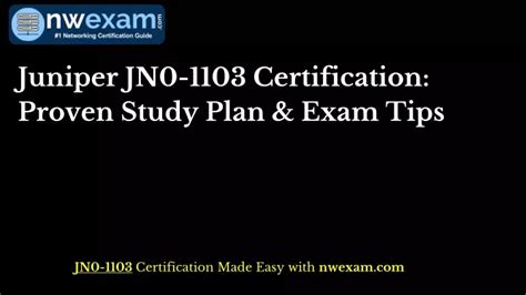 JN0-1103 Zertifikatsfragen