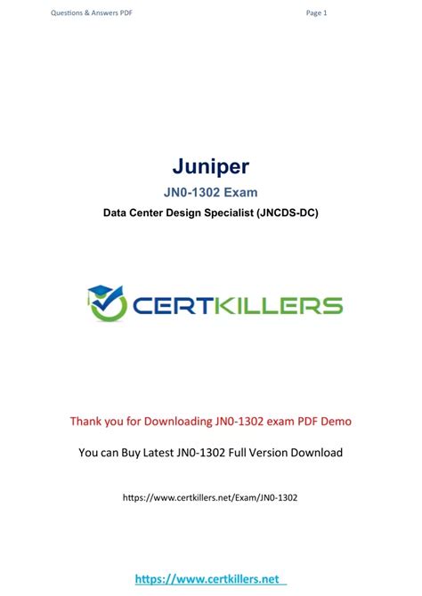 JN0-1302 PDF Demo