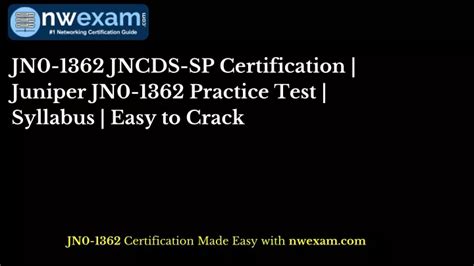 JN0-1362 Online Test