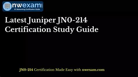 JN0-214 Prüfungs Guide