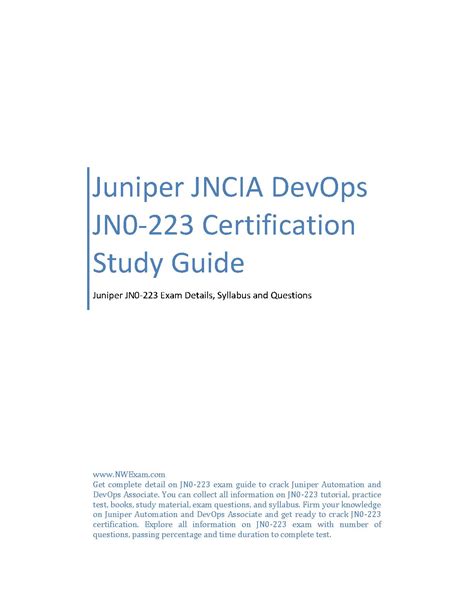 JN0-223 PDF Testsoftware