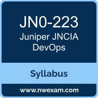 JN0-223 Schulungsunterlagen