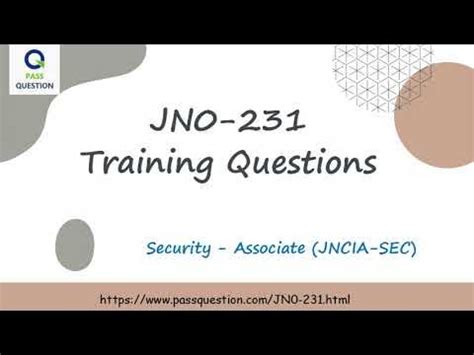 JN0-231 Fragen&Antworten