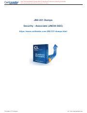 JN0-231 PDF Testsoftware