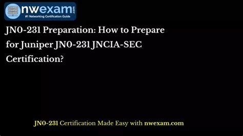 JN0-231 Vorbereitung