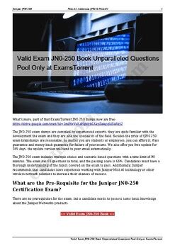 JN0-250 Exam