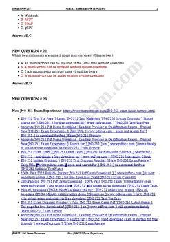 JN0-251 PDF Demo