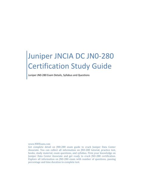 JN0-280 Prüfungs Guide