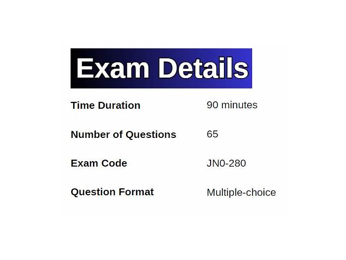 Exam JN0-280 Objectives Pdf