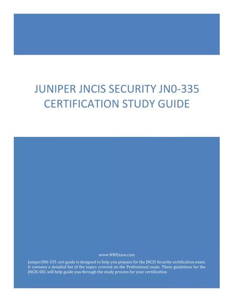JN0-335 Prüfungs Guide