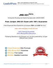 JN0-351 PDF Testsoftware