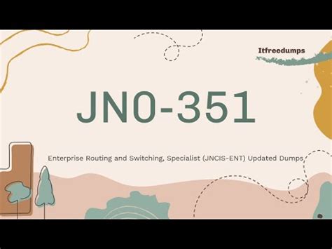 JN0-351 Vorbereitung