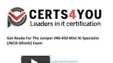 JN0-450 Zertifikatsdemo