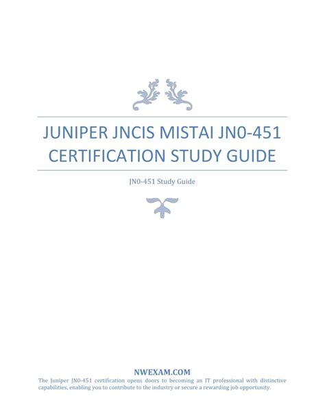 JN0-451 Prüfungs Guide
