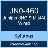 JN0-460 Lernhilfe