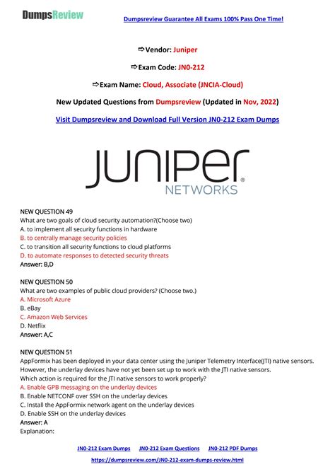 JN0-460 PDF Demo