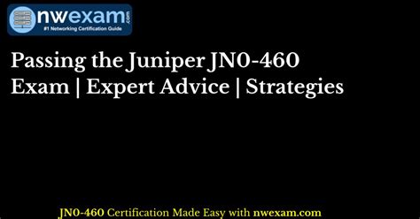 JN0-460 Prüfungsinformationen
