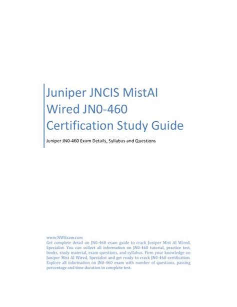 JN0-460 Zertifizierungsprüfung