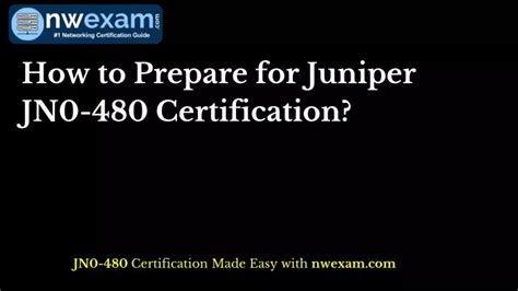 JN0-480 Zertifizierungsprüfung