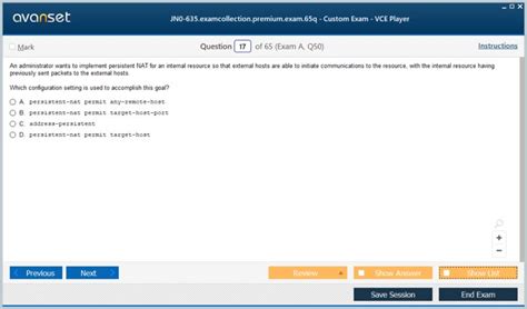 JN0-635 Practice Exam Online