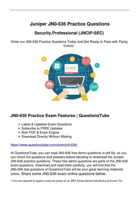 JN0-636 Prüfungsinformationen