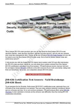 JN0-636 Tests