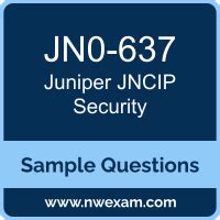 JN0-637 Ausbildungsressourcen