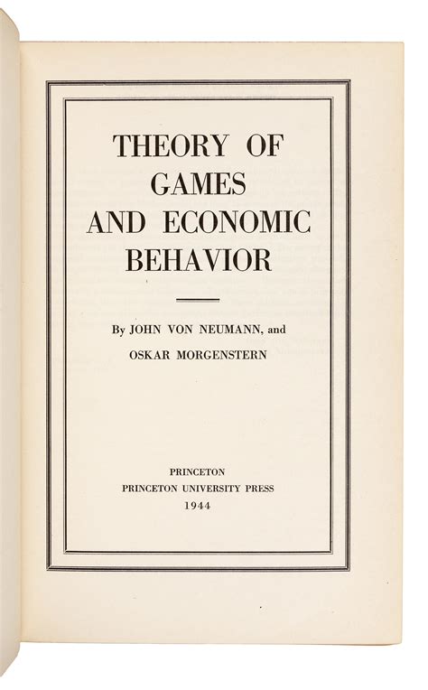 John Von Neumann Theory Of Games - wintechmobiles.com