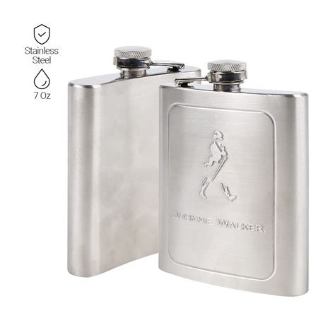 JOHNNIE WALKER Johnnie Walker Stainless Steel Hip Flask