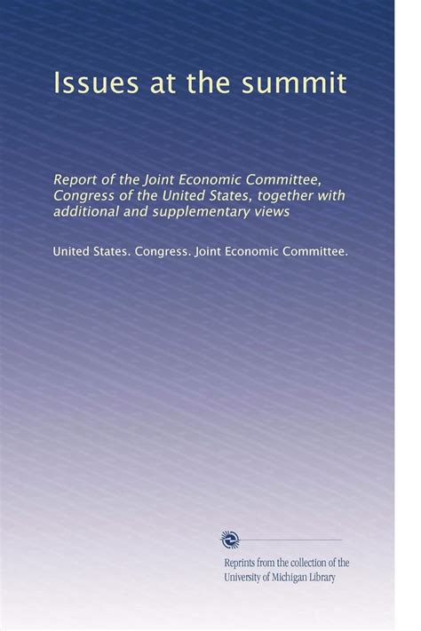 JOINT ECONOMIC COMMITTEE CONGRESS OF THE UNITED STATES