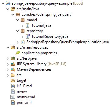 JPA Repository query example in Spring Boot - BezKoder