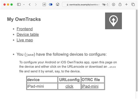 JSON - OwnTracks Booklet