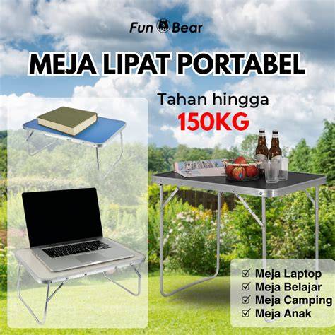 Jual [READY] Fun Bear Meja Lipat Serbaguna Portable Cocok untuk Meja ... - raincitystudios.com