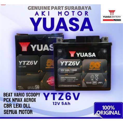 Jual Aki Motor Beat Yuasa Terlengkap - Harga Murah Maret - raincitystudios.com