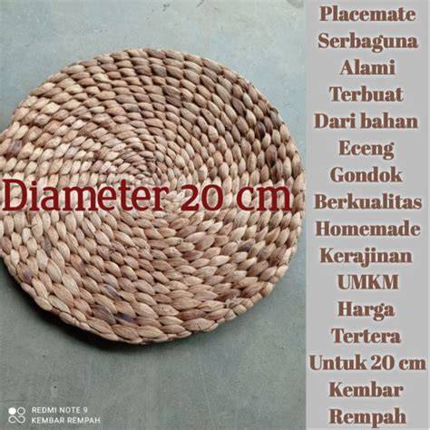 Jual Alas Piring Anyaman Terlengkap - Harga Terbaru Maret - raincitystudios.com