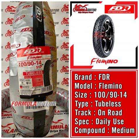 Jual Ban FDR Ring 14 Tubeless All Type (Facio/Flemino ... - raincitystudios.com