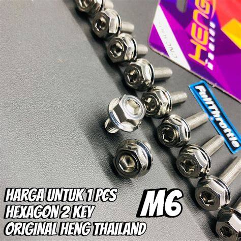 Jual Baut 10 Probolt M6 Heng Stainless Chrome dengan Model 2 … - raincitystudios.com