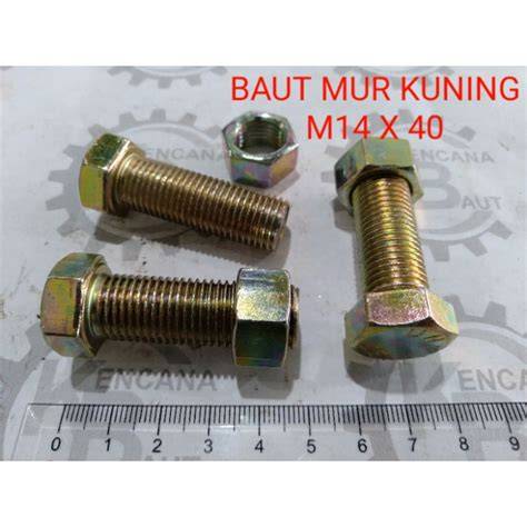 Jual Baut M14 Kuning Murah & Terbaik - Harga Terbaru Maret 2026 - raincitystudios.com