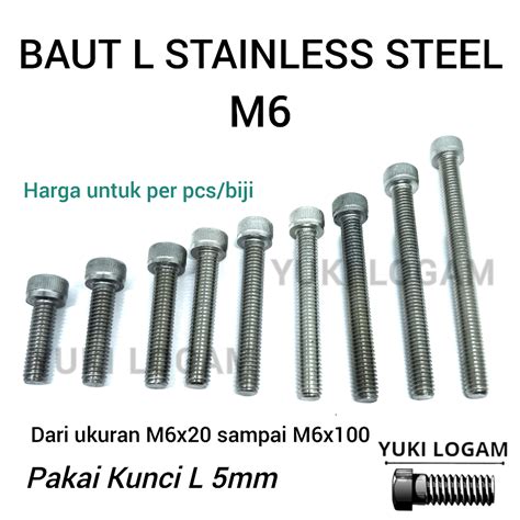 Jual baut m6 Harga Terbaik & Termurah Maret 2026 - raincitystudios.com
