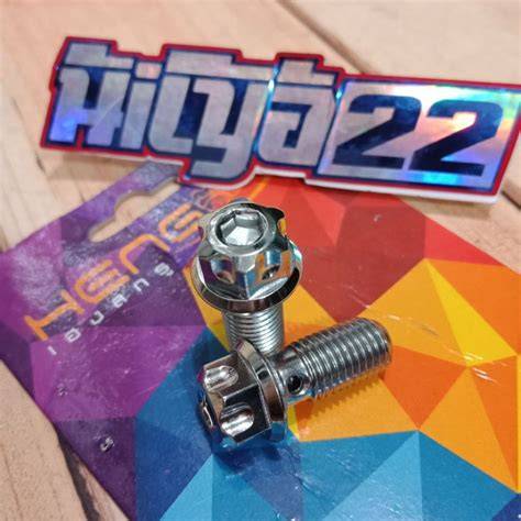Jual baut neple kaliper master rem drat halus P 1.00 stainless 2 kunci ... - raincitystudios.com