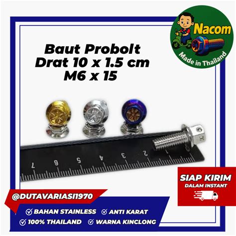 Jual Baut Probolt Stainless Drat 10 Murah & Terbaik - Harga Terbaru ... - raincitystudios.com