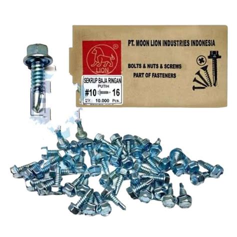 Jual Baut Roofing Baja Ringan Lion Original Murah - raincitystudios.com