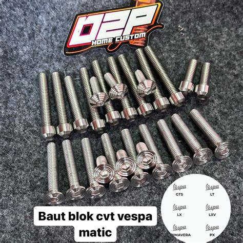 Jual Baut Vespa Terbaik - Harga Murah Maret 2026 & Cicil 0% - raincitystudios.com