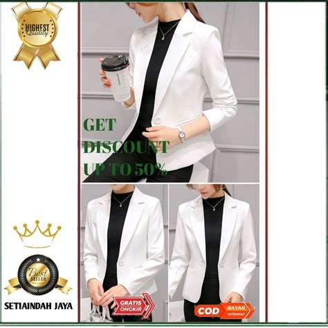 Jual Blazer Wanita Modern Model & Desain Terbaru - muktibox.com
