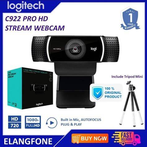 Jual C922 Pro Stream Terbaru - Harga Murah Maret 2026 & Cicil 0% - raincitystudios.com