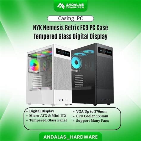Jual Casing Pc Gaming Nyk Nemesis Betrix Fc9 Pc Case Tempered Glass ... - raincitystudios.com