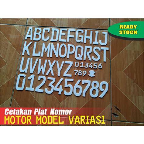 Jual Cetakan Plat Nomor Motor Terlengkap - Harga Murah Maret … - raincitystudios.com