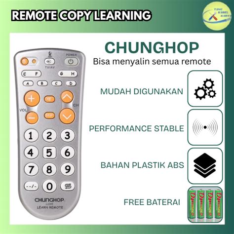 Jual Chunghop Universal Remote Terlengkap - Harga Murah Maret … - raincitystudios.com