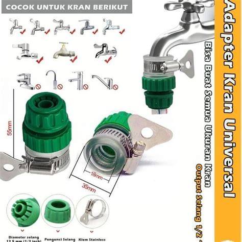 Jual Connector Keran Universal Murah & Terbaik - Harga ... - raincitystudios.com