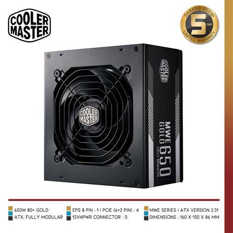 Jual Cooler Master 650W Terbaru - Harga Murah Maret 2026 - raincitystudios.com